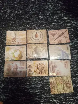 MTG Lot Of 27 Gold Stamp/Signature Art Cards - Various Sets - Great Condition - Image 1