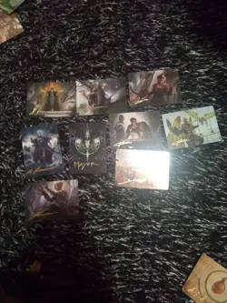 MTG Lot Of 27 Gold Stamp/Signature Art Cards - Various Sets - Great Condition - Image 2