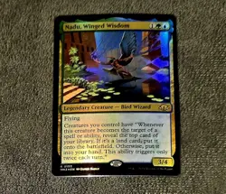 Magic The Gathering Nadu, Winged Wisdom 0193 Foil Rare - Image 1