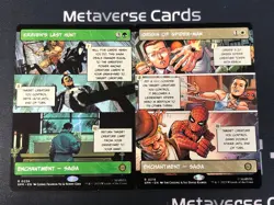 Magic MTG Kraven's Last Hunt Borderless Marvel Spider-Man Lot*2 - Image 1