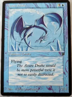 Azure Drake [Legends] Magic MTG ~ NM/Unplayed - Image 1