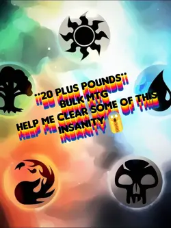 20 Plus Pounds Of Bulk Magic The Gathering Read Description - Image 1