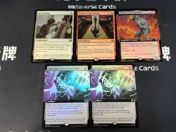 Magic MTG Rent Is Due Shadow of Goblin Borderless Foil Marvel Spider-Man Lot*5 - Image 1