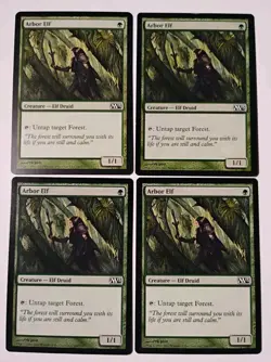 4x Arbor Elf MTG, Magic 2013 (M13), Mana Ramp - Image 1