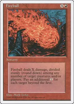 MTG - Fireball - Fourth/Fifth Edition (4ED/5ED) NM/LP - Image 1