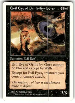 Evil Eye of Orms-by-Gore - Fifth Edition #159 MTG Magic The Gathering - Image 1