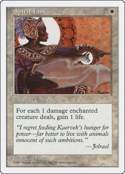 MTG- Spirit Link - Fifth Edition (5ED) - NM - Image 1