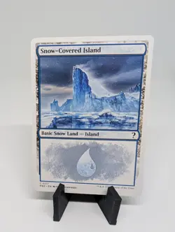 Snow-Covered Island (White Border) MTG Mystery Booster 2 Regular - NM - Image 1