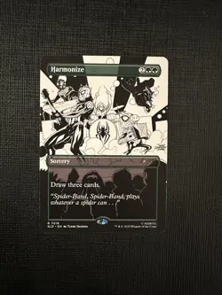 Harmonize | Spider-Band Art Secret Lair MTG Non-Foil NM | Marvel Spider-Man 7018 - Image 1