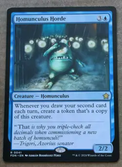 Homunculus Horde Foundations FDN 0041 MtG Magic - Image 1