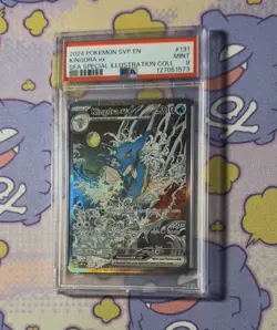 Pokemon Kingdra EX TCG 131 Shrouded Fable Promo Special Illustration Mint PSA 9 - Image 1