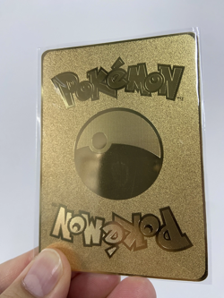 2PCS Pikachu Charizard HP310 Gold Metal Pokemon Card-Collectible Gift Display！ - Image 2