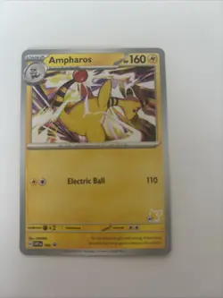 Pokemon TCG Ampharos SVP 109 Battle Academy 2024 Stamp Black Star Promo - Image 1
