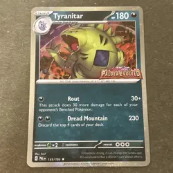 Pokemon Tyranitar 135/193 STAMPED Paldea Evolved Special Collection PROMO NM TCG - Image 1