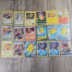 Pokemon 25th Anniversary Pikachu Dark Gyarados Birthday Lot Mint Near Mint - Image 1