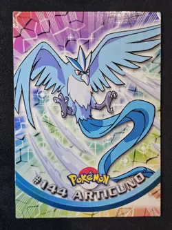 2000 Topps Pokemon TV Animation Articuno #144 Blue Logo - Image 1