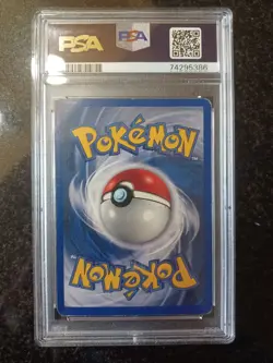 1999 POKEMON GAME 7 HITMONCHAN-HOLO SHADOWLESS PSA 3 - Image 2