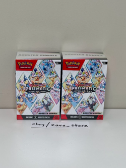 Pokemon TCG Prismatic Evolutions Booster Bundle Lot Of 2 FACTORY SEALED - Image 1