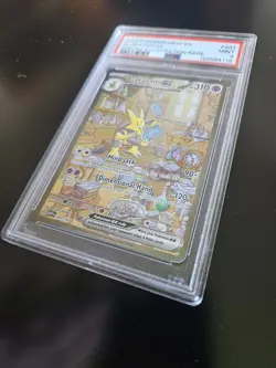 Pokemon TCG Scarlet and Violet Alakazam EX Full Art Sir 201/165 PSA 9 - Image 3