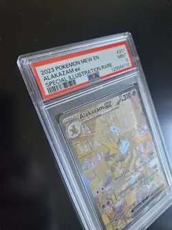 Pokemon TCG Scarlet and Violet Alakazam EX Full Art Sir 201/165 PSA 9 - Image 5