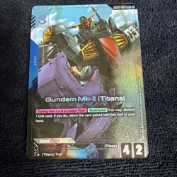 Gundam TCG Card Game Dual Impact GD02-003 R+ Gundam Mk-II Titans Alt Art Rare NM - Image 1