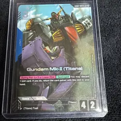 Gundam TCG Card Game Dual Impact GD02-003 R+ Gundam Mk-II Titans Alt Art Rare NM - Image 4