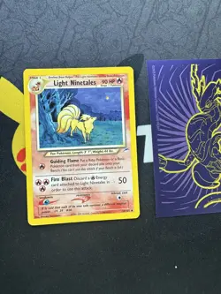 Pokemon Card Light Ninetales 50/105 Full Moon Art Neo Destiny 076🔥LP MP +🔥 - Image 1