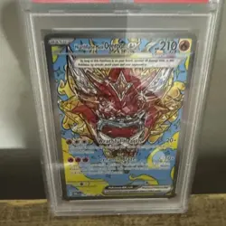 Hearthflame Mask Ogerpon EX 148 SIR Prismatic Evolutions Pokemon Card PSA 8.5 - Image 2