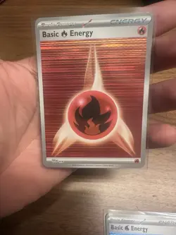 Pokemon TCG Black Bolt White Flair Holographic Energy 8 Card Set - Image 4