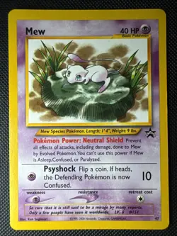 Mew 47/53 Wotc Promo Regular 2000 Pokemon Card Nm - Image 1