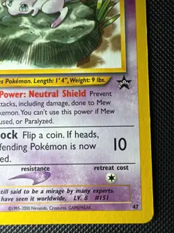 Mew 47/53 Wotc Promo Regular 2000 Pokemon Card Nm - Image 4