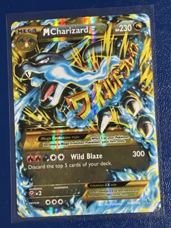 Pokemon TCG Mega-Charizard-EX Flashfire Holo Card 108/106 Secret Rare - Image 1