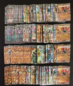 200 Lot EX V RR Holo Double Rare Full Arts Lot Set Pokemon Japanese Cards SQ A21 - Image 1