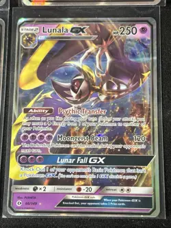 Lunala GX 66/149 Sun & Moon Ultra Rare Holo 6 Card Pokemon Full Art Holo Lot Mnt - Image 5