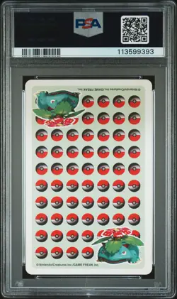 1998 POKEMON STADIUM GREEN VERSION PLAYING CARDS JACK OF HEARTS CATERPIE PSA 10 - Image 2