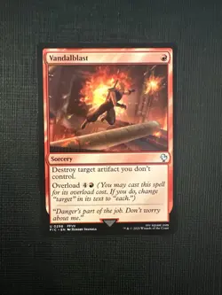 Vandalblast Normal U Final Fantasy MTG Magic the Gathering Card NM - Image 1
