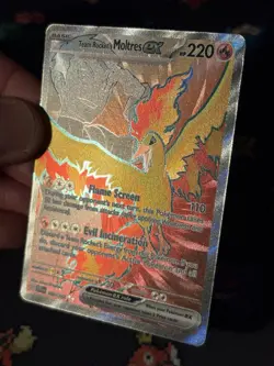 Pokemon Cards Rocket’s Moltres ex 208/182 Secret Rare Destined Rivals - (NM) - Image 3