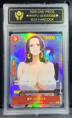 BOA HANCOCK One Piece Waifu Goddess CUSTOM CARD Gold/Black Label - Image 3