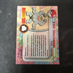 Machamp #68 - BLUE LOGO - NON-HOLO - Series 1 - TOPPS POKEMON CARD - Image 2