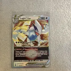 Pokemon TCG Lugia VSTAR Silver Tempest Ultra Rare Card 139/195 SWSH - Image 1