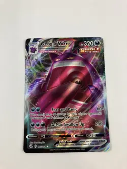 Pokemon TCG Card Gengar VMAX Ultra Rare Holo 157/264 Fusion Strike NM Condition - Image 1