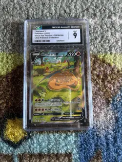 CGC 9 MINT Charizard V SWSH260 FULL ART HOLO 260 SWSH PROMO Pokemon Card - Image 1