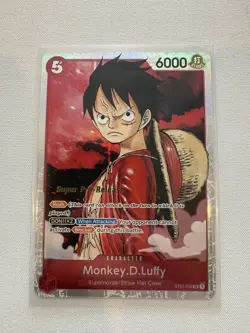 Monkey D. Luffy (012) ST01-012 Super Pre-Release Starter One Piece Card TCG - Image 1