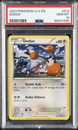 2023 POKEMON CLV-TRADING CARD GAME CLASSIC VENUSAUR & LUGIA EX DECK DODUO PSA 10 - Image 1