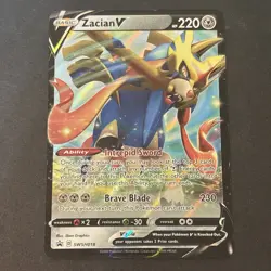 Zacian V SWSH018 SWSH: Sword & Shield Promo Cards Holo - Image 1