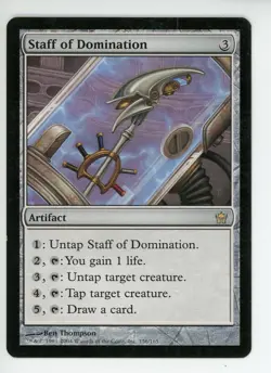 Staff of Domination Fifth Dawn MTG Magic the Gathering - Image 1
