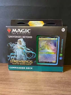 Magic: The Gathering The Lord Of The Rings Elven Council Commander Deck Ages 13+ - Image 1