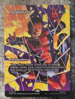 MTG Spider Man Parallel Lives Borderless M 0036 - Image 1