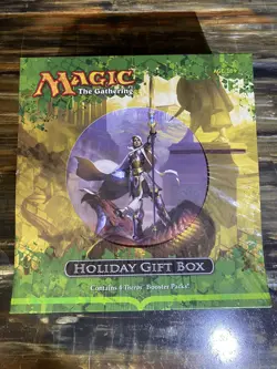 MTG Magic the Gathering Holiday Gift Box (2013) New Sealed four Theros Packs - Image 1