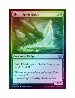 1x Elvish Spirit Guide Foil, Magic the Gathering MTG NM - Image 1